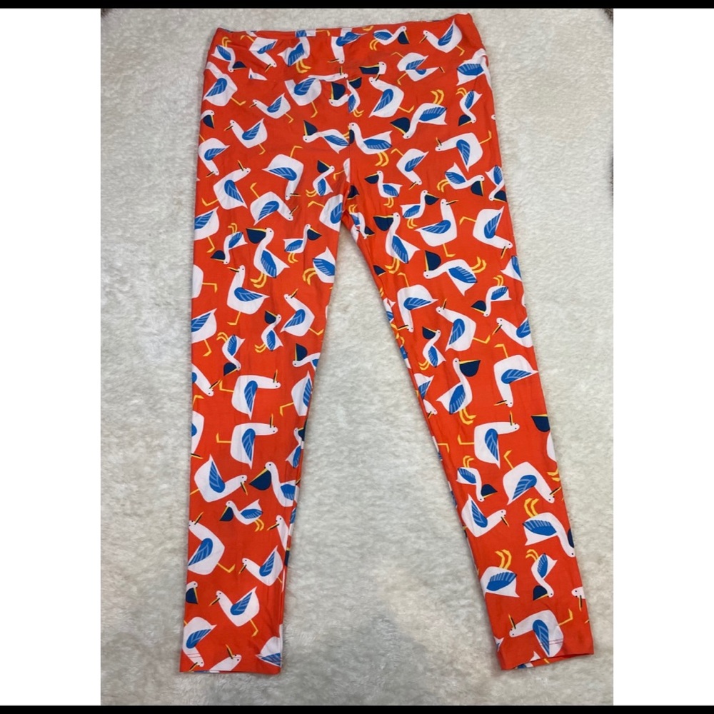 Lularoe TC Leggings Rare Seagulls Pelicans